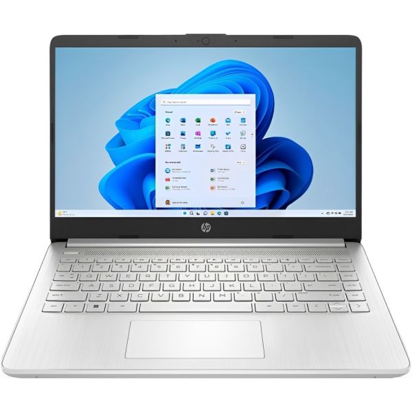 NOTEBOOK HP 14-DQ0703DX PENT-N5030 1.1GHZ/4GBD4/128SSD/14"/HD/W11/ING/SILVER